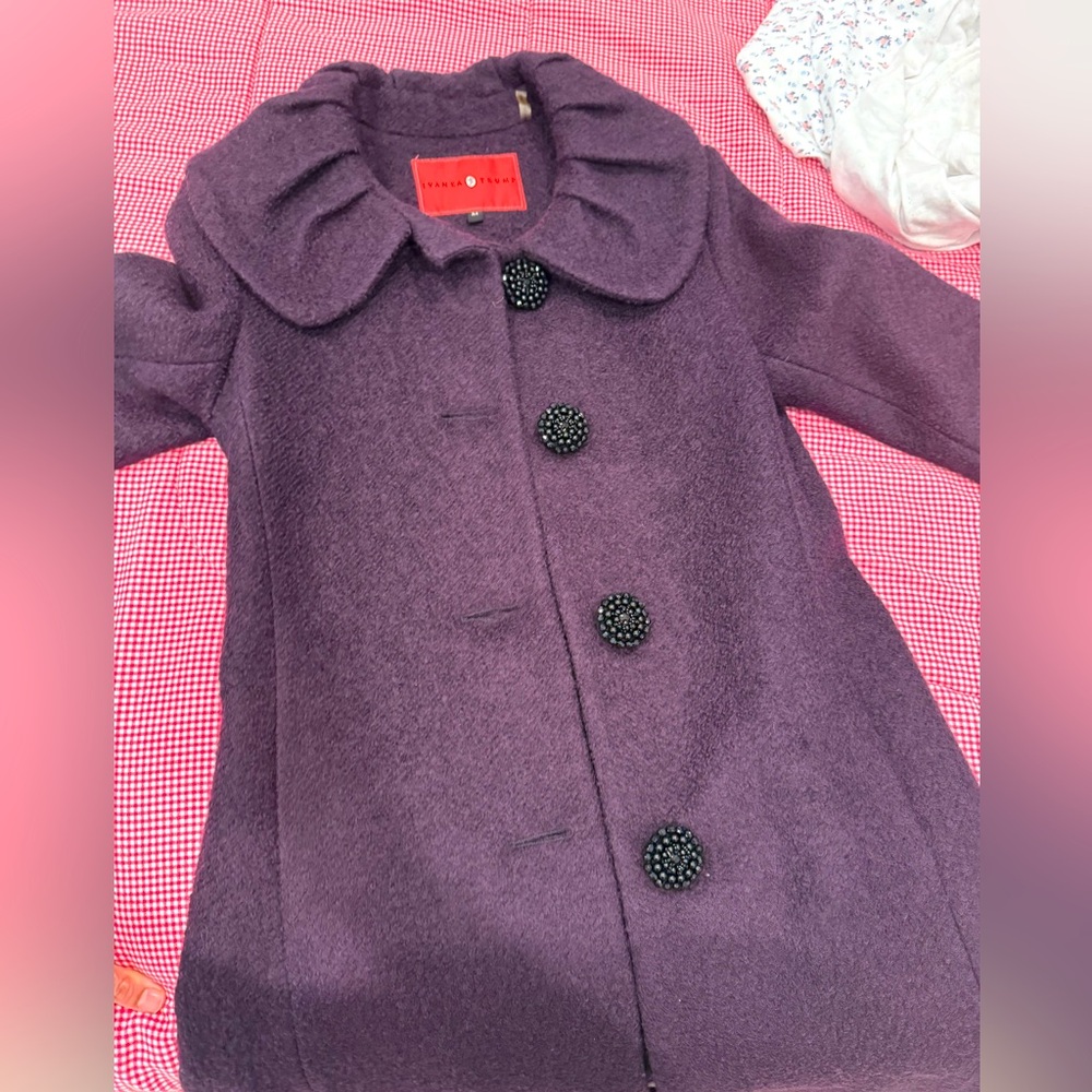 Wool blend formal coat !
